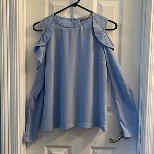 Chelsea & Violet Open Shoulder Long Sleeve Blouse